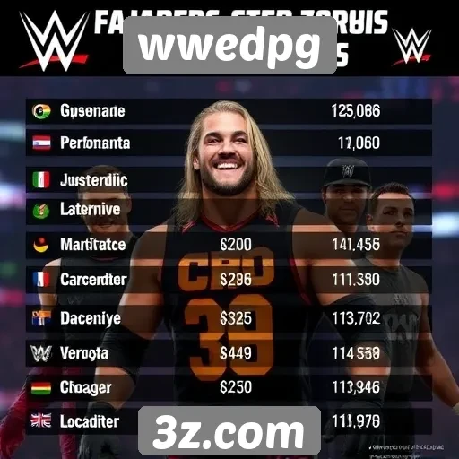 Desempenho de jogos populares no site wwedpg